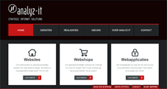Desktop Screenshot of analyz-it.be